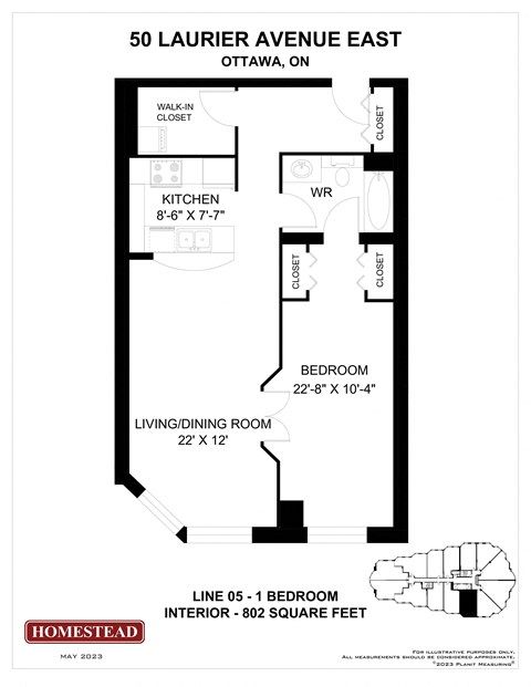 50 Laurier Avenue East 1-2 Beds Apartment for Rent - Photo Gallery 13